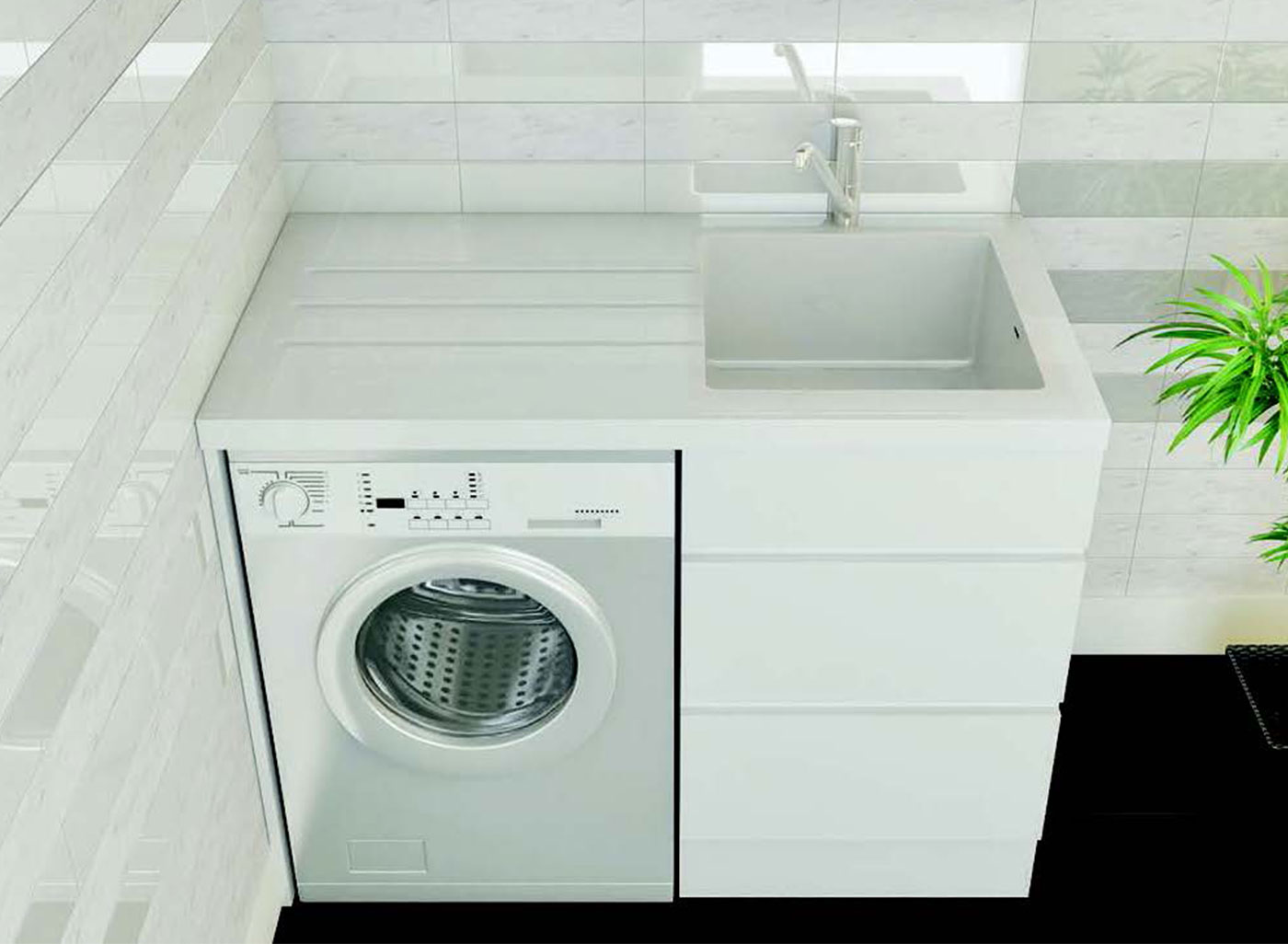 Bloom Laundry Unit Rh White 1 